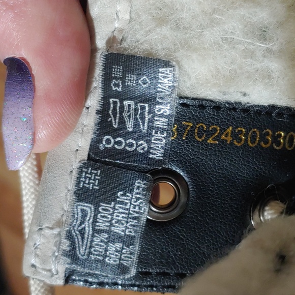 Ecco 🆕 Mid Cut Lace Boots 6-6.5 - Picture 15 of 16